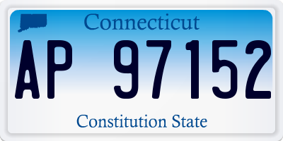 CT license plate AP97152