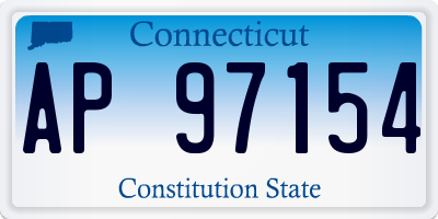 CT license plate AP97154