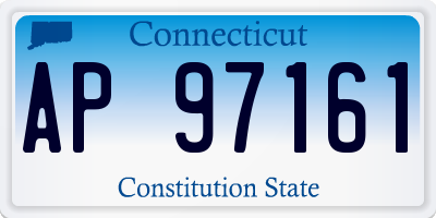 CT license plate AP97161