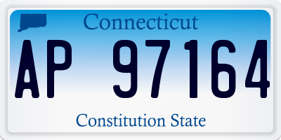 CT license plate AP97164