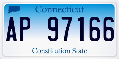 CT license plate AP97166