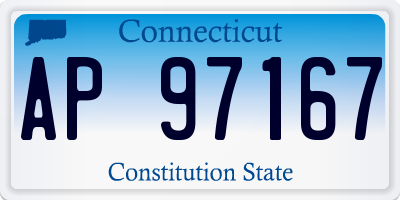 CT license plate AP97167