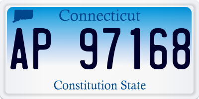 CT license plate AP97168