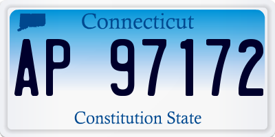 CT license plate AP97172