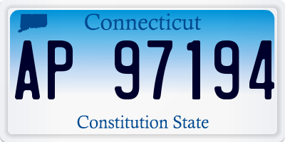 CT license plate AP97194