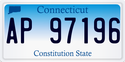 CT license plate AP97196