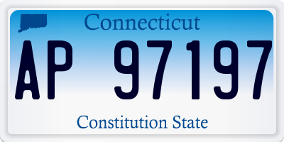 CT license plate AP97197