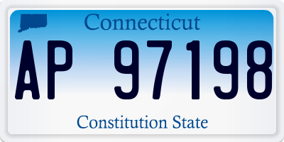 CT license plate AP97198