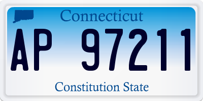 CT license plate AP97211