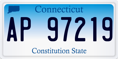 CT license plate AP97219