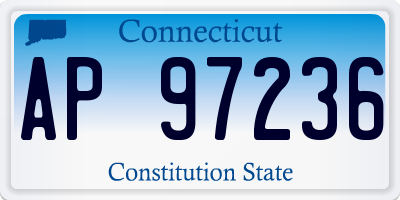 CT license plate AP97236