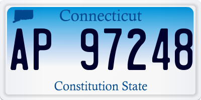 CT license plate AP97248