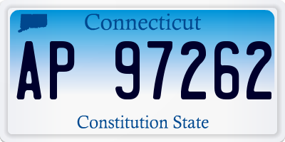 CT license plate AP97262