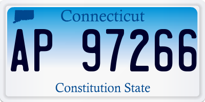 CT license plate AP97266