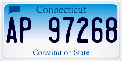 CT license plate AP97268