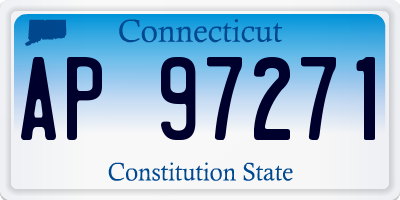 CT license plate AP97271