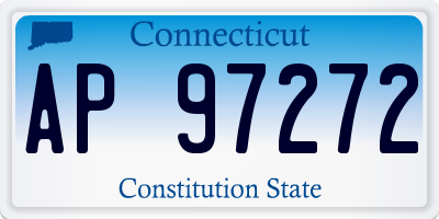 CT license plate AP97272