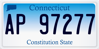 CT license plate AP97277