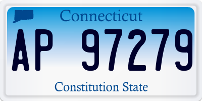 CT license plate AP97279