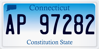 CT license plate AP97282