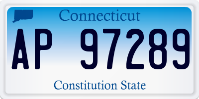 CT license plate AP97289