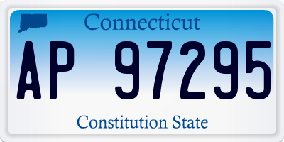 CT license plate AP97295