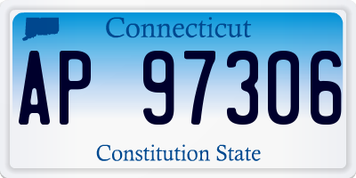 CT license plate AP97306