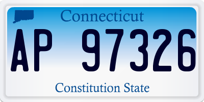 CT license plate AP97326