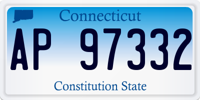 CT license plate AP97332