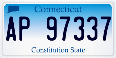 CT license plate AP97337