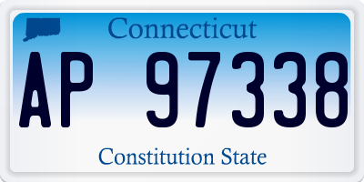 CT license plate AP97338