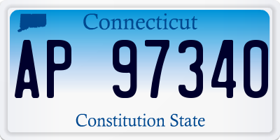 CT license plate AP97340