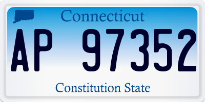 CT license plate AP97352