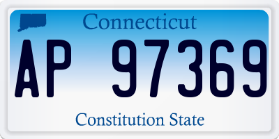 CT license plate AP97369