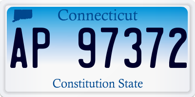 CT license plate AP97372