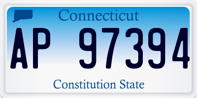 CT license plate AP97394