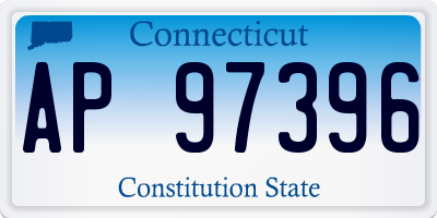 CT license plate AP97396