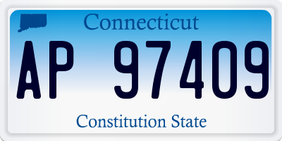 CT license plate AP97409