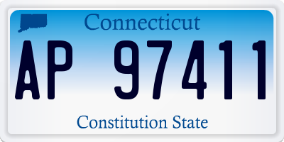 CT license plate AP97411