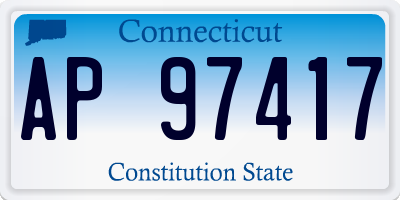 CT license plate AP97417