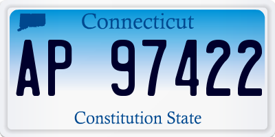 CT license plate AP97422