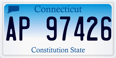 CT license plate AP97426