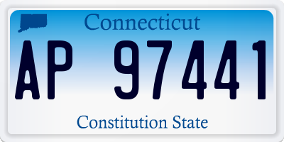 CT license plate AP97441