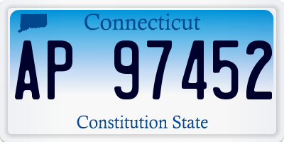 CT license plate AP97452