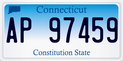 CT license plate AP97459