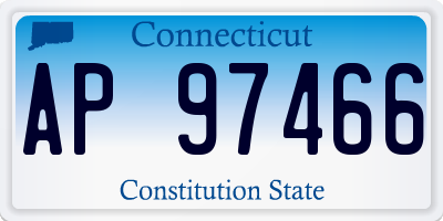 CT license plate AP97466