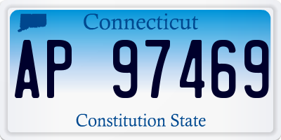 CT license plate AP97469