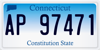 CT license plate AP97471