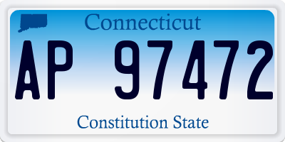 CT license plate AP97472