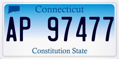 CT license plate AP97477